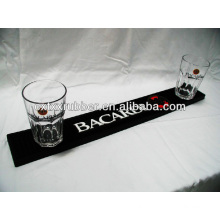 Bacardi pvc bar tapetes com logotipos